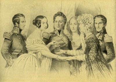 Queen Victoria & Prince Albert by N. Maurier